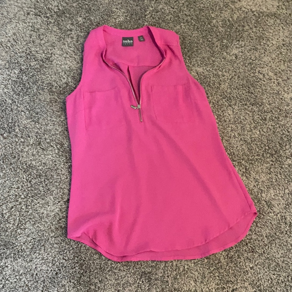 Flattering Pink Soho Blouse